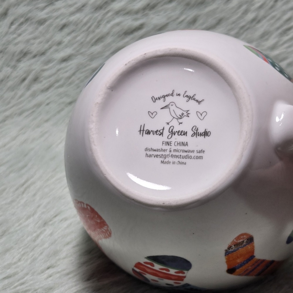 Harvest Greene Studio Dog Dachshund Coffee‎ Mug Christmas Stocking With Doxie - Picture 5 of 6